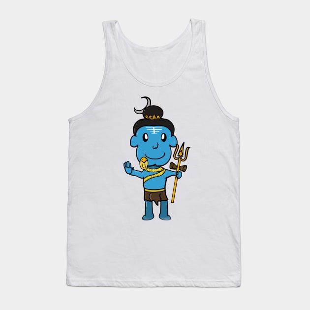 Lord Shiva Tank Top by Joker & Angel